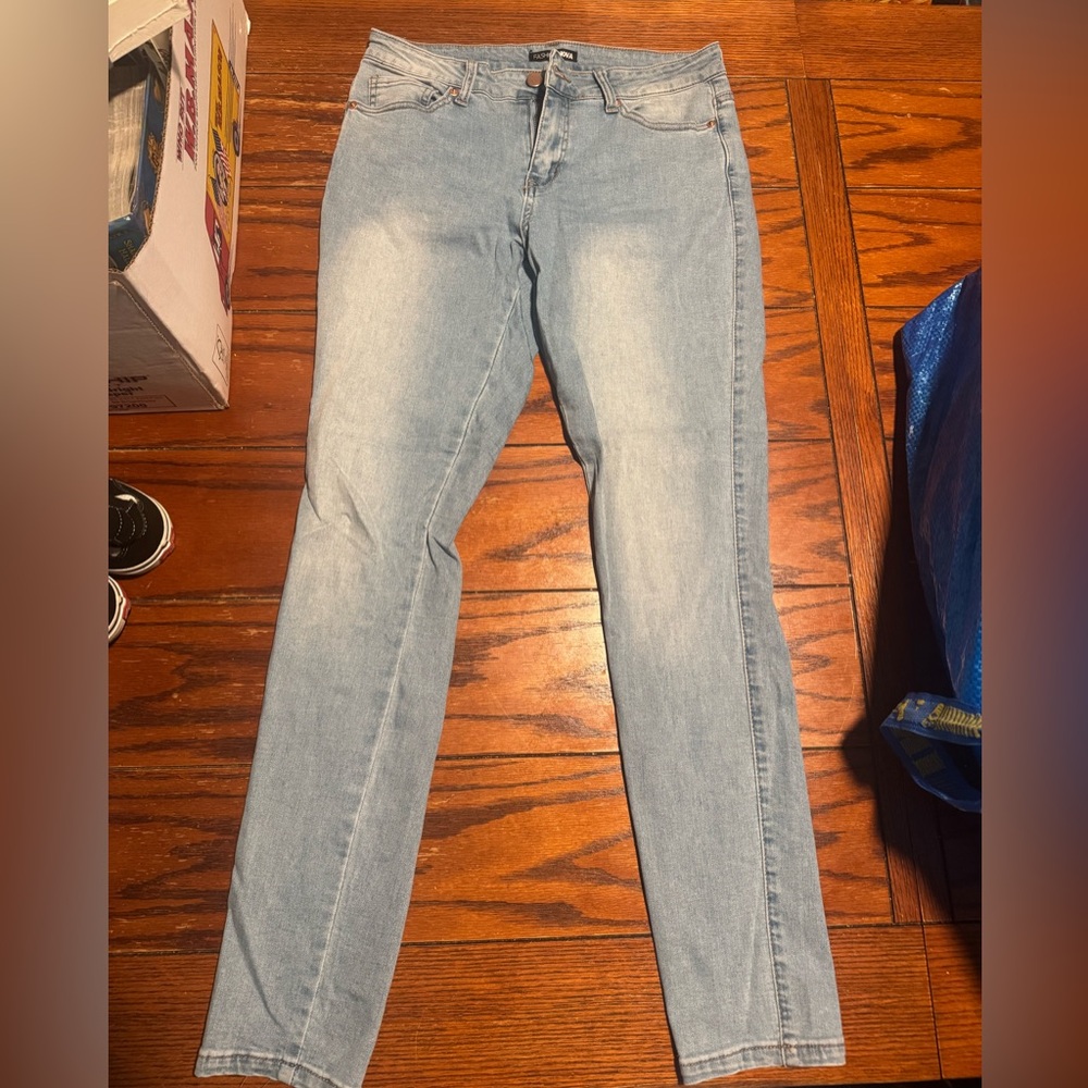 Fashion Nova Blue Skinny Jeans Classic Style